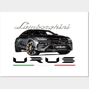 Lamborghini Urus Supercar Products Posters and Art